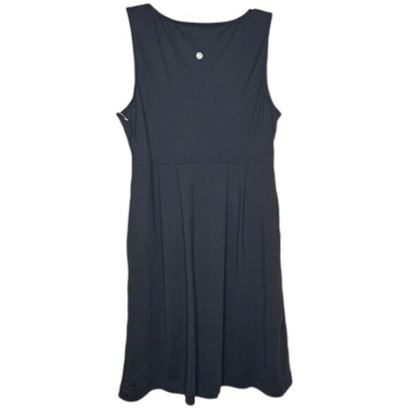 Eddie Bauer Aster Crossover Sleeveless Dress - Black - M - Picture 5 of 8